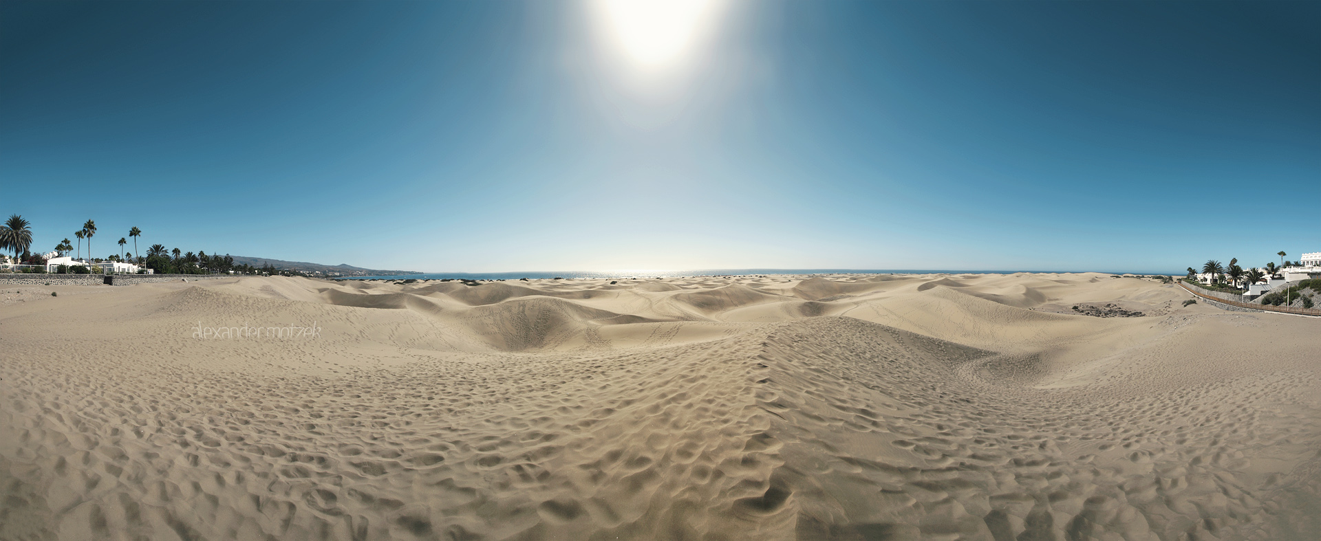 Foto von Gran Canaria Dunas De Maspalomas Panorama Sand Dünen
